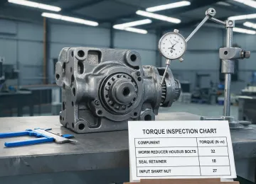 Reducer inspection station
